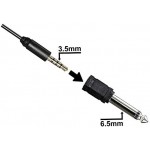 19 Feet Lavalier Microphone for Canon iPhone Podcast, Omnidirectional Condenser Recording Mic for Nikon Sony iPhone 8 8 plus 7 6 6s Plus DSLR Camcorder Audio Recorder Youtube Interview Video