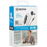 19 Feet Lavalier Microphone for Canon iPhone Podcast, Omnidirectional Condenser Recording Mic for Nikon Sony iPhone 8 8 plus 7 6 6s Plus DSLR Camcorder Audio Recorder Youtube Interview Video