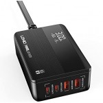 USB C Charger, LDNIO 65W 4-Port USB C Wall Charger with PD3.0+QC4.0, Multiport PPS Fast Charger USB C Charging Station Compatible with MacBook Pro/Air, iPad, Laptops, iPhone, Galaxy, Pixel and More