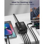 USB C Charger, LDNIO 65W 4-Port USB C Wall Charger with PD3.0+QC4.0, Multiport PPS Fast Charger USB C Charging Station Compatible with MacBook Pro/Air, iPad, Laptops, iPhone, Galaxy, Pixel and More