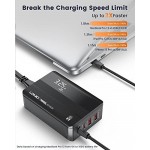 USB C Charger, LDNIO 65W 4-Port USB C Wall Charger with PD3.0+QC4.0, Multiport PPS Fast Charger USB C Charging Station Compatible with MacBook Pro/Air, iPad, Laptops, iPhone, Galaxy, Pixel and More